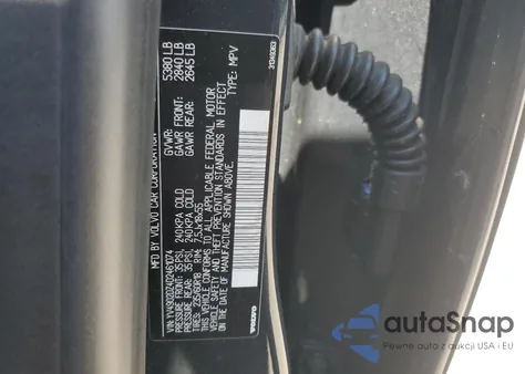 2013 Volvo Xc60 T6 z USA, uszkodzony, nr VIN YV4902DZ4D2461074